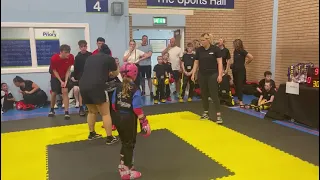 Georgia smalley NSKA comp 7-8 novice semi final fight