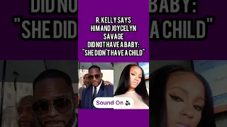 exclusive prison chats #rkelly confirms that he and #JoycelynSavage did not have a baby. #shorts