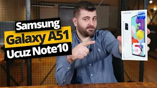 Samsung Galaxy A51 kutudan çıkıyor! 4 kameralı ucuz Note 10!
