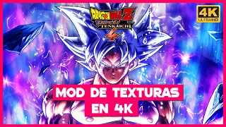 DRAGON BALL Z BUDOKAI TENKAICHI 4 MOD 4K HD TEXTURES PACK | CONFIGURATION AND GAMEPLAY 2024