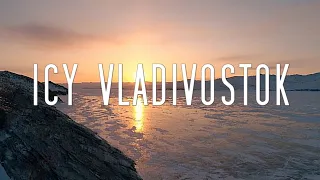 ICY VLADIVOSTOK, Russia (4K Landscape Video Series) Stunning Aerial/Drone 4K Footage