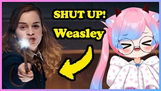 Vtuber Reacts to Harry Potter in different Languages!