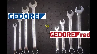 GEDORE BLUE VS RED (Combination wrenches)