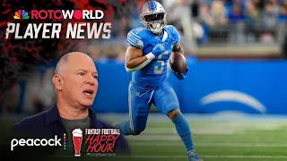 Room for both Montgomery, Gibbs in Detroit | Fantasy Football Happy Hour | NFL on NBC