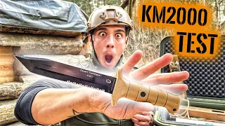 KM2000 im TEST - wird es überleben? | Bushcraft Messer EXTREM TEST #1 | Survival Mattin