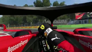 F1 2019 Game | Ferrari SF90 Real Life engine sound in Italy [4K 60] #ScuderiaFerrari #SF90 #F12019