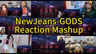 GODS ft. NewJeans (뉴진스) Worlds 2023 Finals Opening Ceremony || Reaction Mashup