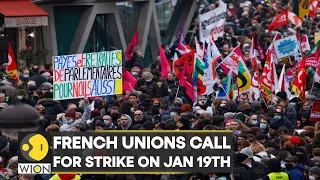 French unions call for strike against pension reform on Jan 19 | International News | Top News