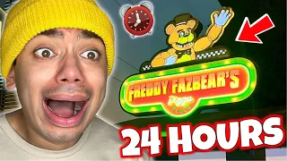 24 HOUR OVERNIGHT in FREDDY FAZBEAR'S PIZZA PLACE IN REAL LIFE