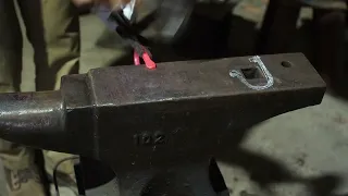 Blacksmith Project: Hook (Basic), Drawing, Bending, Cutting, Punching, and Finishing