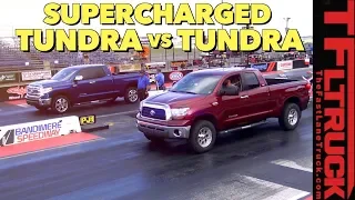 Drag Race: How Fast is a Supercharged Toyota Tundra?