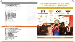 PROJECT MANAGEMENT EXCELLENCE  AWARDS KENYA 2021