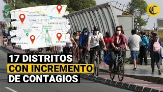 Coronavirus en Perú: Conoce los distritos de Lima que reportan incrementos de contagios