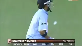 Gautam gambhair odi hundrad vs australia
