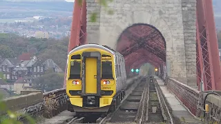 ScotRail Class 170 & 158 leaves Dalmeny (22/10/20)