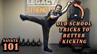 An Old School Savate Drill To Improve Kicking Technique.