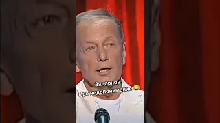 Задорнов. Про недопонимание 😂 #задорнов  #юмор