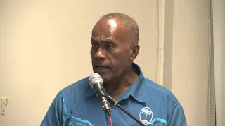 Fijian Minister for Youth and Sports opens Nadi Sports Council Inaugural Meeting.