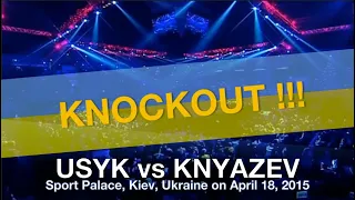 НОКАУТ🇺🇦KNOCKOUT! OLEKSANDR USYK vs ANDREY KNYAZEV EPIC BOXING FIGHT