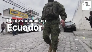 Ecuador declara conflicto armado interno tras una serie de tentados