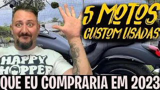 5 Motos Custom USADAS que EU COMPRARIA em 2023