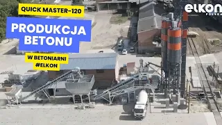 Mobilna betoniarnia #ELKON – Quick Master 120 (wydajność do 110 m3/h)