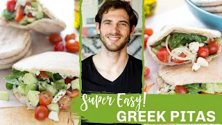 Greek Pitas - Super Easy! | Hurry The Food Up