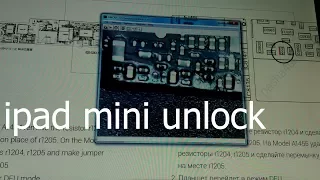 ipad mini A1455 - unlock icloud id  сброс эппл айди методом ковыряния