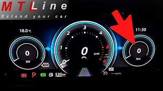 VW Caddy 5, MY2021 - engine torque display activation – vključitev prikaza navora motorja