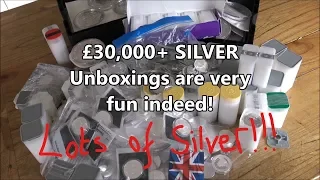 Unboxing £30,000+ worth of Silver is very fun indeed!