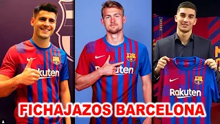 ¡LOCURA! 6 GRANDES FICHAJES BOMBA del BARCELONA de ESTE MERCADO DE FICHAJES 2022