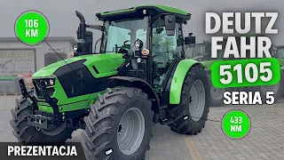 DEUTZ-FAHR 5105 (SERIA 5) - pretendent do najlepszego do 100 KM? | Prezentacja / test ciągnika