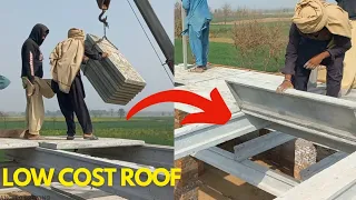 Amazing Low Cost Home Working Processing Selaab Making | Roof House Construction Step by Step