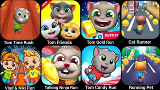Cat Runner, Talking Ninja Run,Tom Candy Run, Running Pet,Tom Gold Run.....