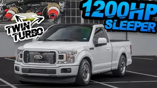 1200HP F150 4WD SLEEPER Truck SMOKES Z06 on the Street! (The Perfect Work Truck)
