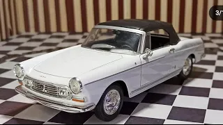 welly 1:24 1966 PEUGEOT 404 cabriolet