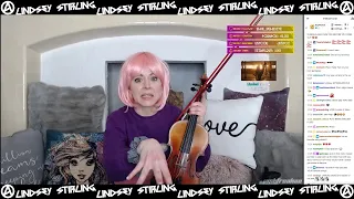 Lindsey Stirling Livestream Violin Practice Twitch 04-05-2021