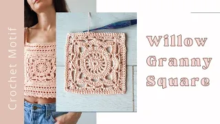 The Willow Granny Square 💮- lacy...fancy...fun!