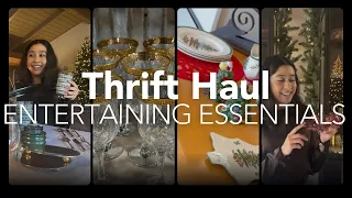 Get Festive On A Budget! Thrifting Holiday Entertaining Essentials