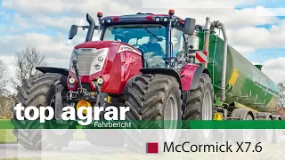 Günstiger Siebener - McCormick X7.624 VT-Drive im top agrar Fahrbericht