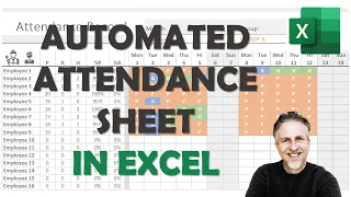 Automated Attendance Sheet in Excel with Formula | Download Attendance Sheet Template