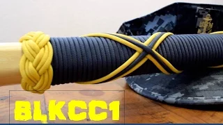 How to wrap an award paddle or handle with Paracord