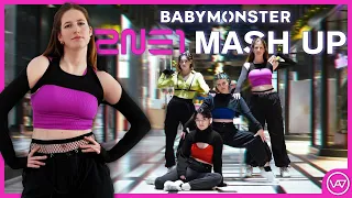 [KPOP IN PUBLIC] BABYMONSTER '2NE1 Mash Up' DANCE COVER | 4 MEMBER VERSION | VAO Dance Crew