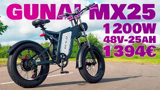 Gunaï MX25 - le Fatbike de 1000 watts à moins de 1399€ !!