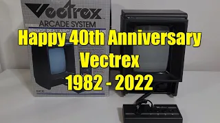 Vectrex 40th Anniversary - New Old Stock Console (1982-2022)