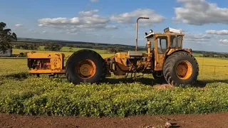 Tandem Chamberlain C670s with Pedric hitch