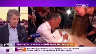 Eric Zemmour attend deux jugements qui le concernent cette semaine