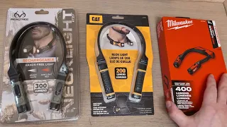 Обзор нашейных фонариков Milwaukee 2117 & CAT 71006 & Realtree RT357