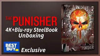 The Punisher Best Buy Exclusive 4K+2D Blu-ray SteelBook Unboxing