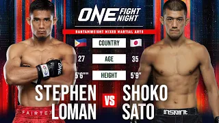 Stephen Loman vs. Shoko Sato | Full Fight Replay